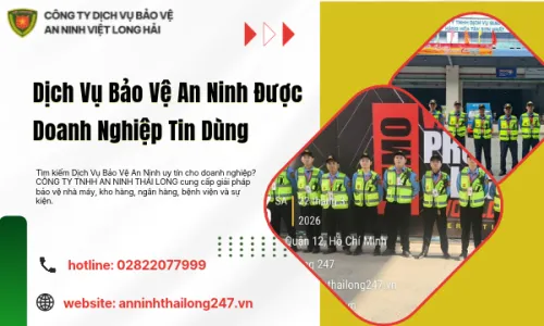 Dịch Vụ Bảo Vệ An Ninh Được Doanh Nghiệp Tin Dùng