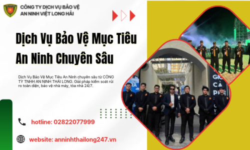 Dịch Vụ Bảo Vệ Mục Tiêu An Ninh Chuyên Sâu