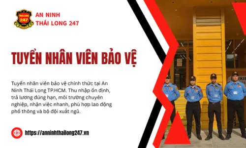 Tuyển nhân viên bảo vệ