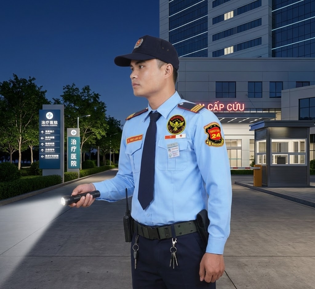Bảo vệ bệnh viện chuyên nghiệp 24/7