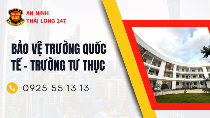 Dịch vụ bảo vệ trường học quốc tế, tư thục an toàn