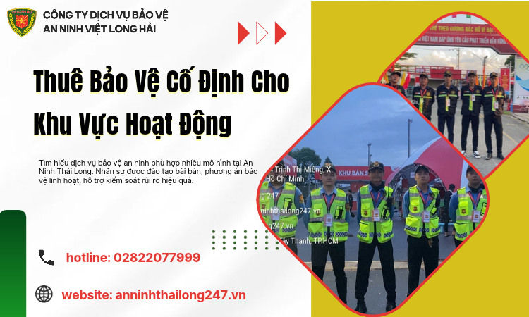 Dịch Vụ Bảo Vệ An Ninh Phù Hợp Nhiều Mô Hình – Giải Pháp An Toàn Toàn Diện